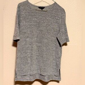 Banana Republic Heather Gray Knit Top